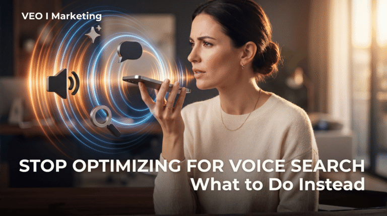 Stop Optimizing for Voice Search and What to do instead